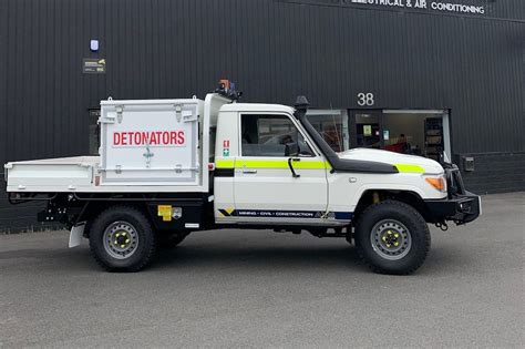 mine spec vehicle fit out.